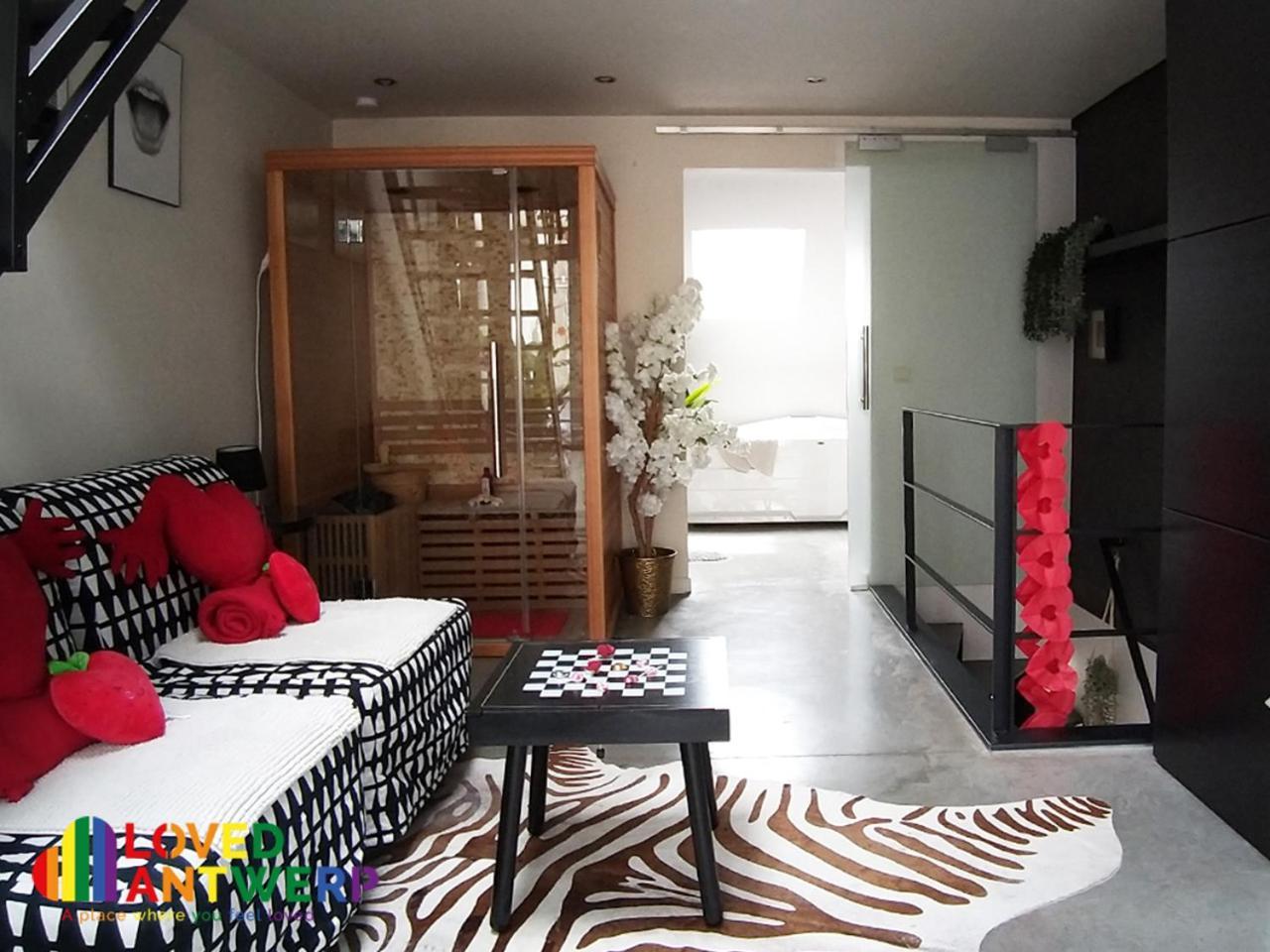 Апартаменти Wellness Loft With Sauna, Jacuzzi, Roof Terrace & Amazing View Антверпен Екстер'єр фото